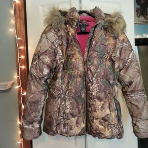 Womens Camo winter jacket